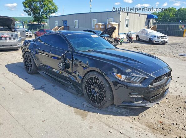 1FA6P8CF4H5342320 2017 FORD MUSTANG Black Առջևի աջ