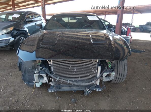 1FA6P8CF4J5105087 2018 FORD MUSTANG Черный Вид задней части салона