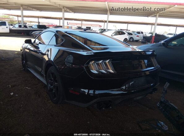 1FA6P8CF4J5105087 2018 FORD MUSTANG Черный Задняя левая четверть