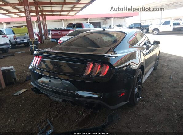 1FA6P8CF4J5105087 2018 FORD MUSTANG Черный Задняя правая четверть