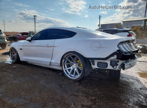 1FA6P8CF4J5123007 2018 FORD MUSTANG White უკანა მარცხენა