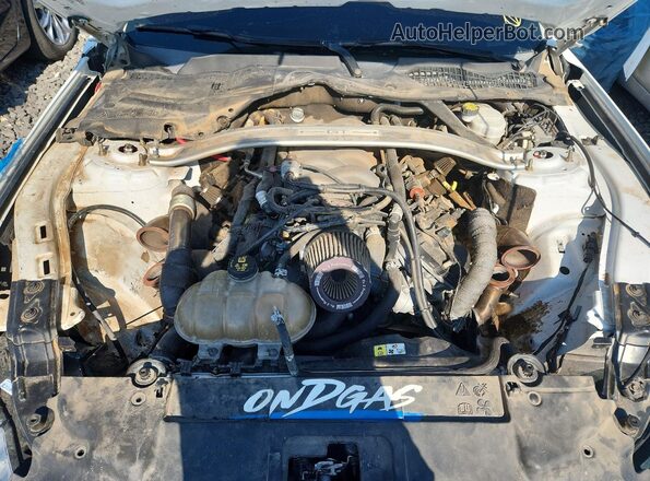 1FA6P8CF4J5123007 2018 FORD MUSTANG White უკანა სალონის ხედი