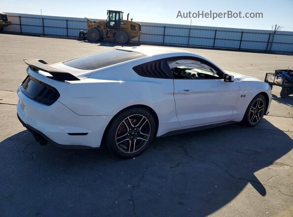 1FA6P8CF4J5133777 2018 FORD MUSTANG White Հետևի աջ