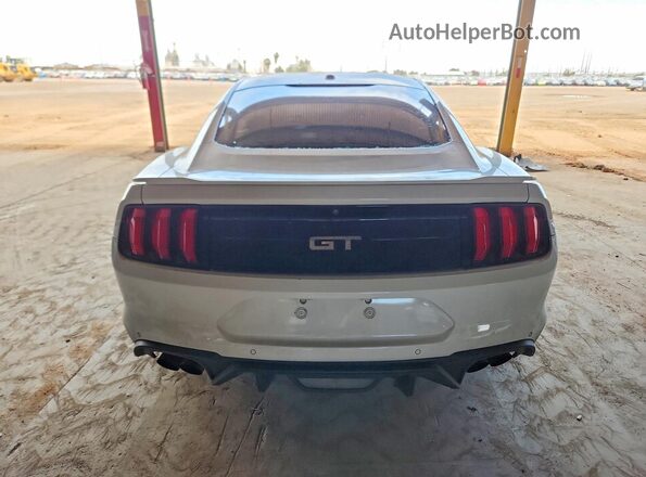 1FA6P8CF4K5125258 2019 FORD MUSTANG Белый Вид сзади