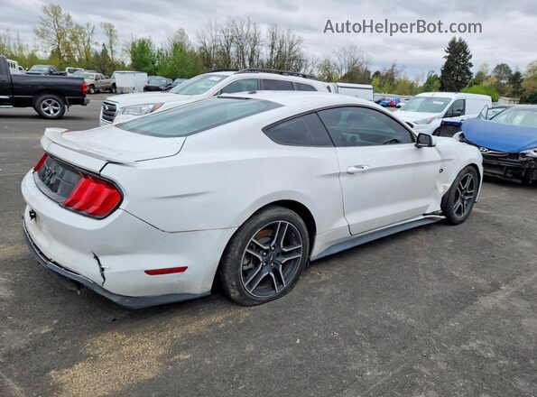 1FA6P8CF4K5161368 2019 FORD MUSTANG White Trasero derecho