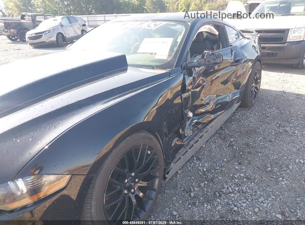 1FA6P8CF4K5173505 2019 FORD MUSTANG Black Front view