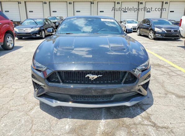1FA6P8CF4M5110777 2021 FORD MUSTANG Black Widok z przodu