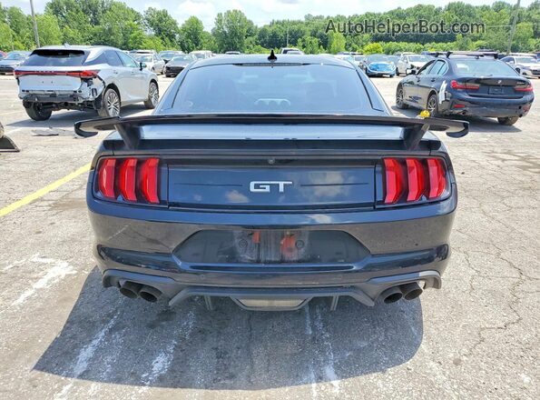 1FA6P8CF4M5110777 2021 FORD MUSTANG Black Widok z tyłu