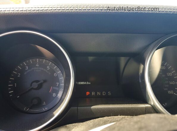 1FA6P8CF4M5147795 2021 FORD MUSTANG Black Instrument cluster view