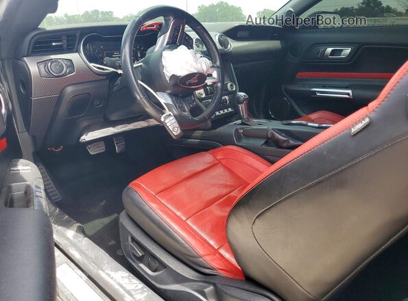 1FA6P8CF4N5121411 2022 FORD MUSTANG Gray წინა პანელის ხედი