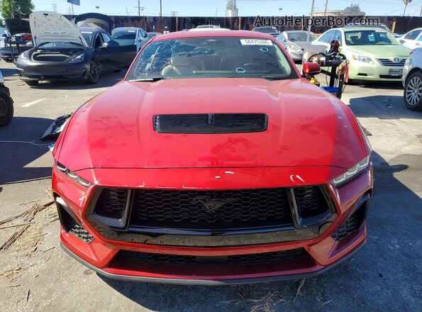1FA6P8CF4R5407149 2024 FORD MUSTANG Red წინა ხედი