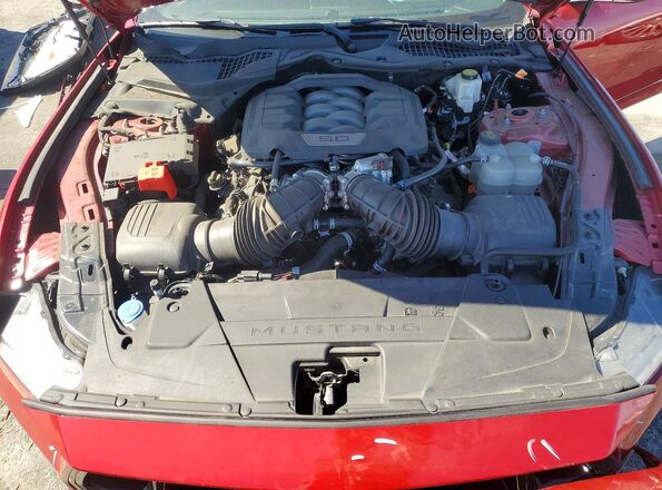 1FA6P8CF4R5407149 2024 FORD MUSTANG Red უკანა სალონის ხედი