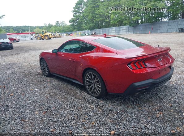 1FA6P8CF4R5407281 2024 FORD MUSTANG Красный Задняя левая четверть