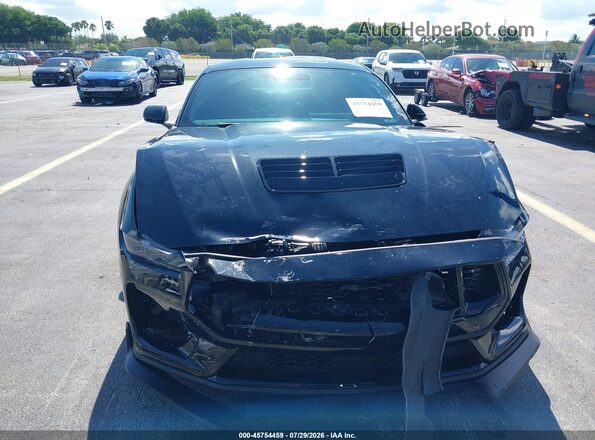 1FA6P8CF4R5418412 2024 FORD MUSTANG Черный Вид щитка приборов