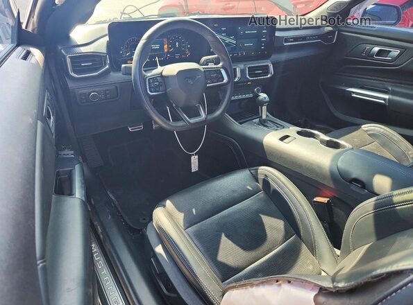 1FA6P8CF4R5431015 2024 FORD MUSTANG Black Vista del salpicadero