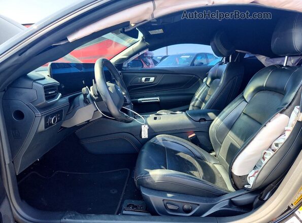 1FA6P8CF4R5431015 2024 FORD MUSTANG Black Vista interior delantera