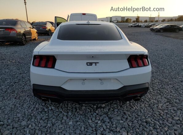 1FA6P8CF4S5409585 2025 FORD MUSTANG White Вид ззаду