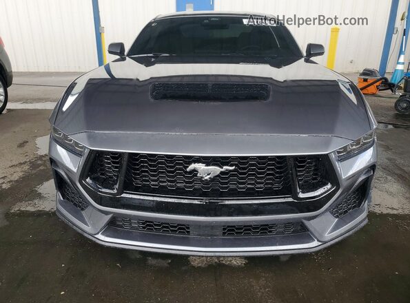 1FA6P8CF4S5417878 2025 FORD MUSTANG Gray Դիմացի տեսք