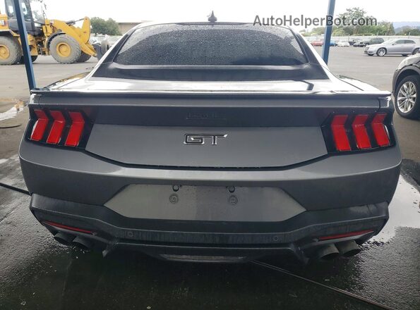 1FA6P8CF4S5417878 2025 FORD MUSTANG Gray Հետևի տեսք