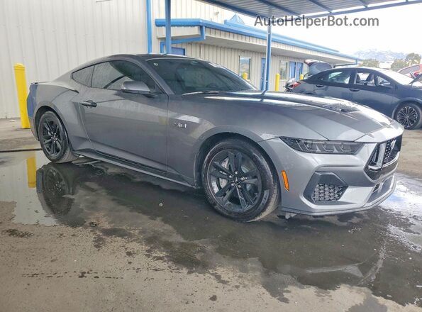 1FA6P8CF4S5417878 2025 FORD MUSTANG Gray Առջևի աջ