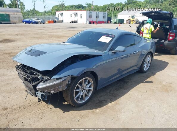 1FA6P8CF4S5418089 2025 FORD MUSTANG Gray Front left