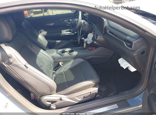1FA6P8CF4S5418089 2025 FORD MUSTANG Gray Front interior view