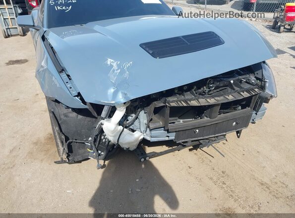 1FA6P8CF4S5418089 2025 FORD MUSTANG Gray Front view