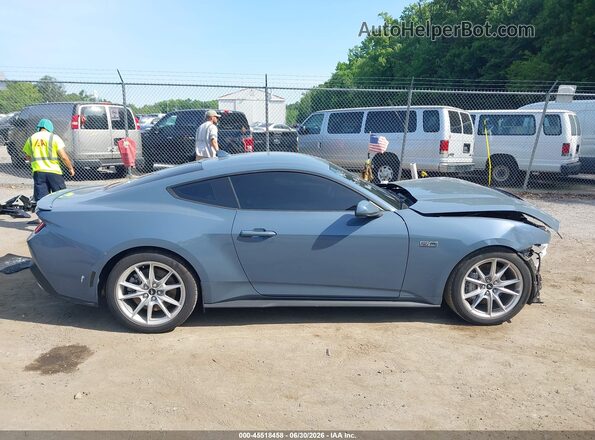 1FA6P8CF4S5418089 2025 FORD MUSTANG Gray Rear interior view