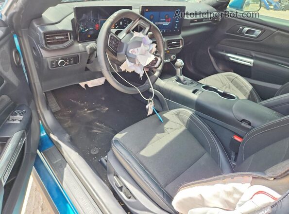1FA6P8CF4T5400564 2026 FORD MUSTANG Teal Dashboard view