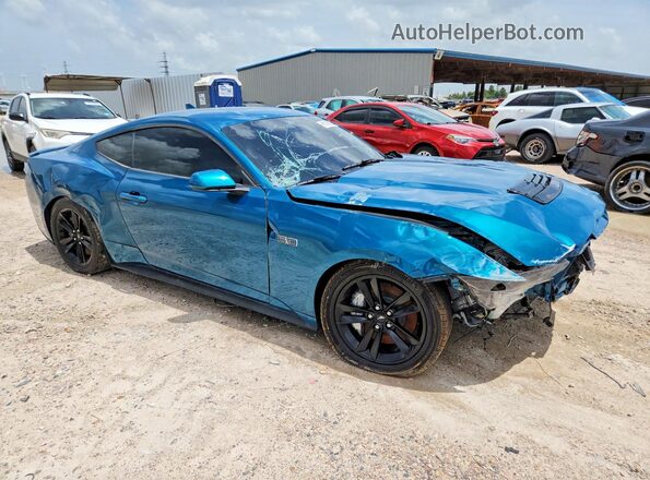 1FA6P8CF4T5400564 2026 FORD MUSTANG Teal Front right