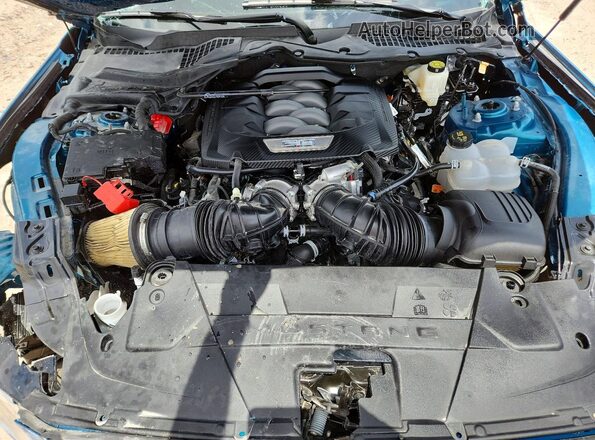 1FA6P8CF4T5400564 2026 FORD MUSTANG Teal Rear interior view
