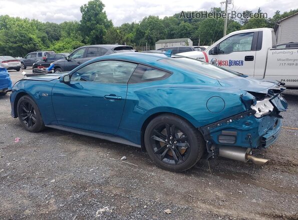 1FA6P8CF4T5400712 2026 FORD MUSTANG Blue Rear left