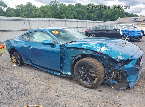1FA6P8CF4T5400712 2026 FORD MUSTANG Blue Front right