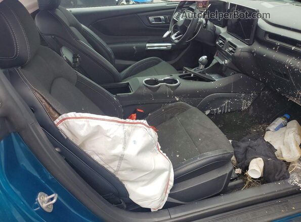 1FA6P8CF4T5400712 2026 FORD MUSTANG Blue Rear seats view
