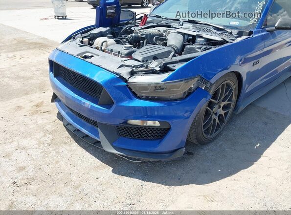 1FA6P8CF5G5241852 2016 FORD MUSTANG Blue Widok z przodu