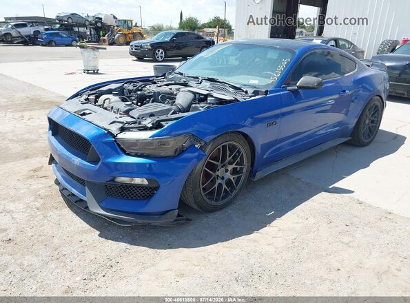 1FA6P8CF5G5241852 2016 FORD MUSTANG Blue Przód lewy