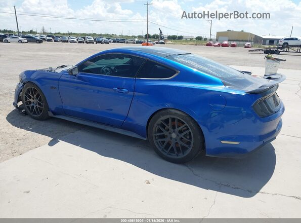1FA6P8CF5G5241852 2016 FORD MUSTANG Blue Widok wnętrza 360 stopni
