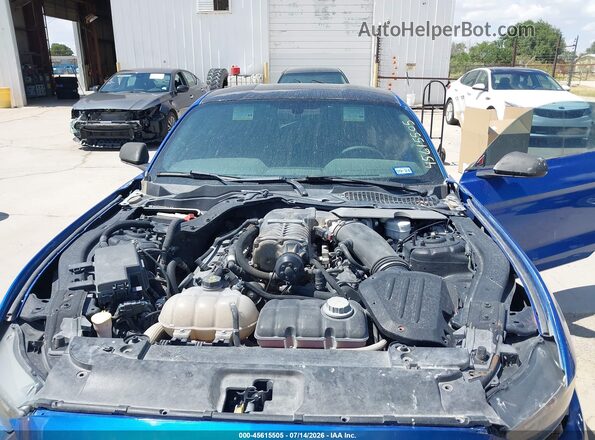 1FA6P8CF5G5241852 2016 FORD MUSTANG Blue Widok z tyłu
