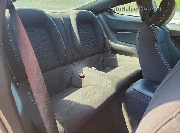 1FA6P8CF5G5334113 2016 FORD MUSTANG Blue Rear seats view