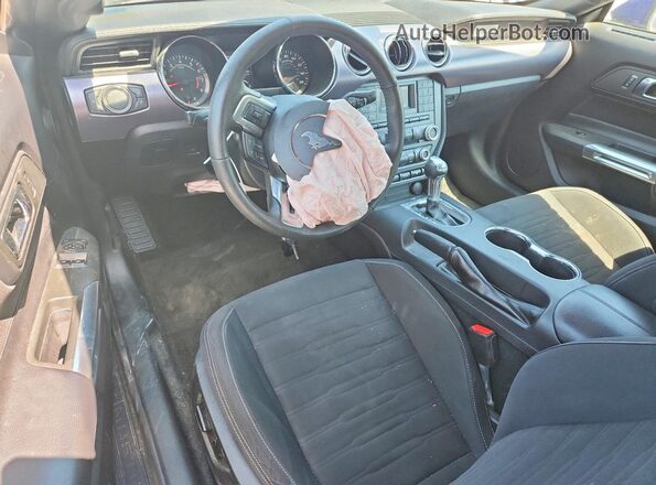 1FA6P8CF5G5334113 2016 FORD MUSTANG Blue Dashboard view