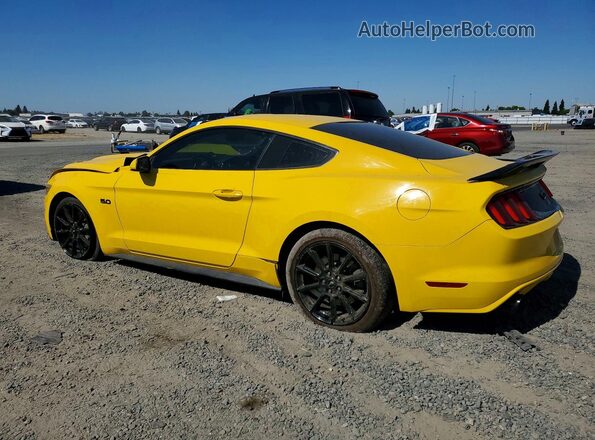 1FA6P8CF5G5334242 2016 FORD MUSTANG Yellow უკანა მარცხენა