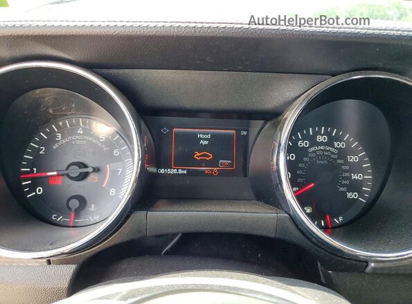 1FA6P8CF5H5240217 2017 FORD MUSTANG Серый Вид щитка приборов