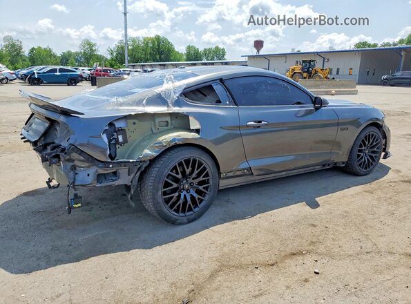 1FA6P8CF5H5240217 2017 FORD MUSTANG Серый Задняя правая четверть