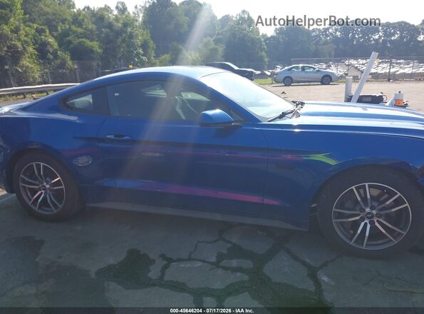 1FA6P8CF5H5240590 2017 FORD MUSTANG Синий Вид задней части салона