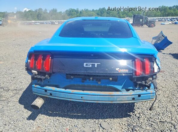 1FA6P8CF5H5289031 2017 FORD MUSTANG Blue Հետևի տեսք