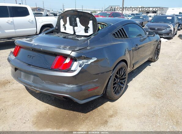 1FA6P8CF5H5329480 2017 FORD MUSTANG Серый Задняя правая четверть