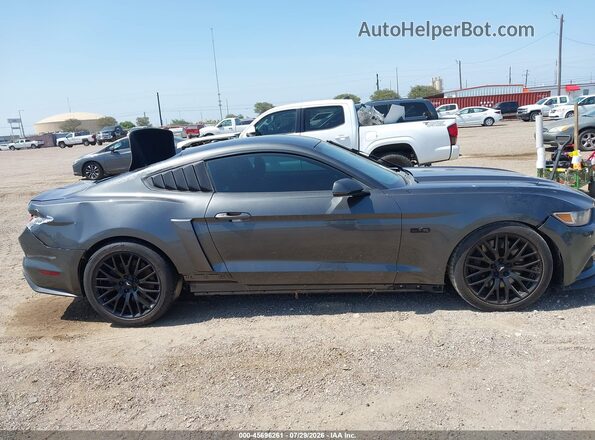1FA6P8CF5H5329480 2017 FORD MUSTANG Серый Вид щитка приборов