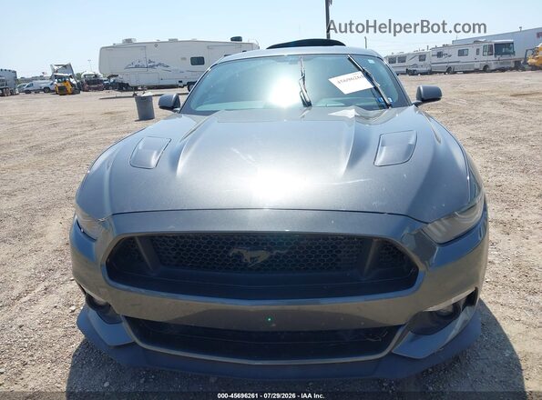 1FA6P8CF5H5329480 2017 FORD MUSTANG Серый Вид панели приборов