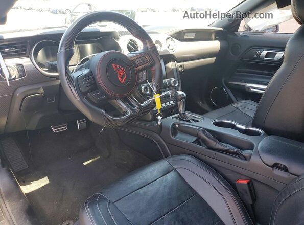 1FA6P8CF5J5109164 2018 FORD MUSTANG Gray Առջևի վահանակի տեսք