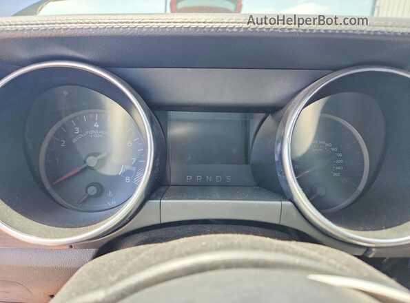 1FA6P8CF5J5122867 2018 FORD MUSTANG Синий Вид щитка приборов